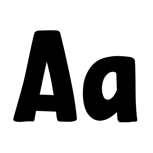 Cat Comic Font icon