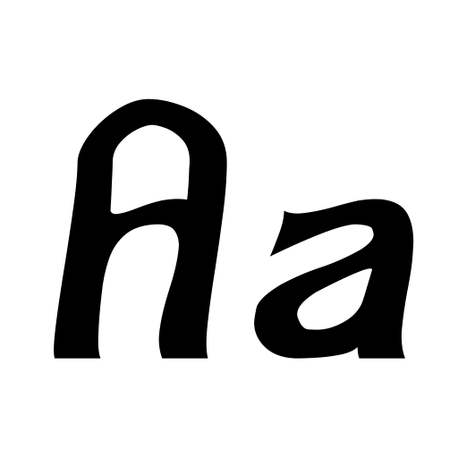 Cat Eyes Font icon