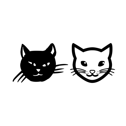 Cat Faces Font icon