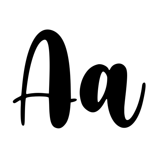 catchy sunday Font icon