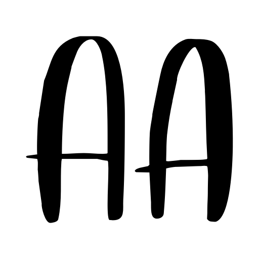 Cerulean Blue Caps DEMO Font icon