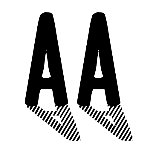 CF Font Shading Font icon