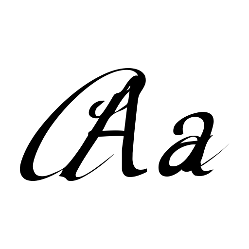 CF Schizophrenia Personal use Font icon