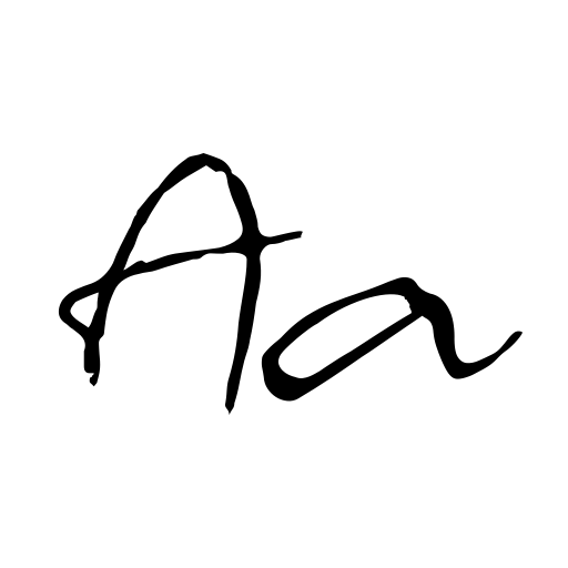 Chacross script Font icon