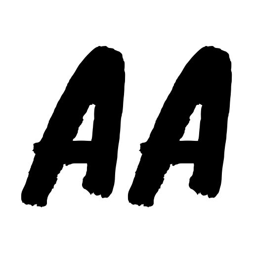Chalk Brush Personal Use Font icon