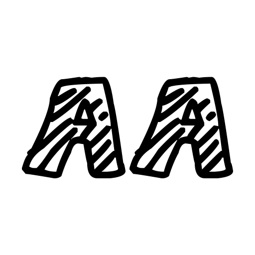 Chalk Dash Font icon