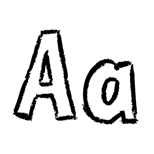CHALK TALK Font icon