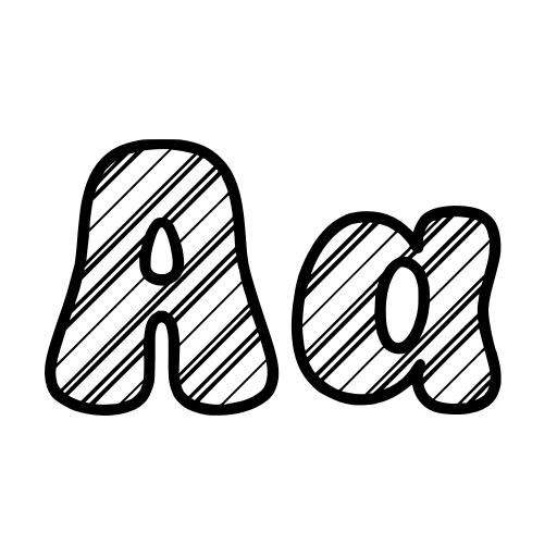 CHALKBOARD Font icon