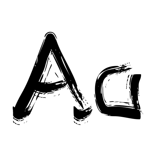 Chalky Bronson Font icon