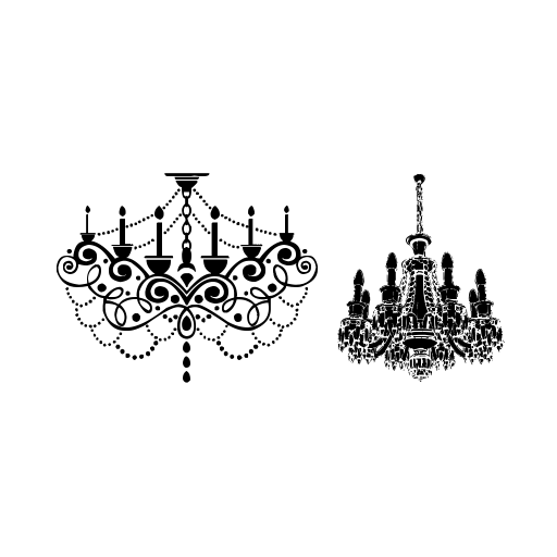 Chandelier Font icon