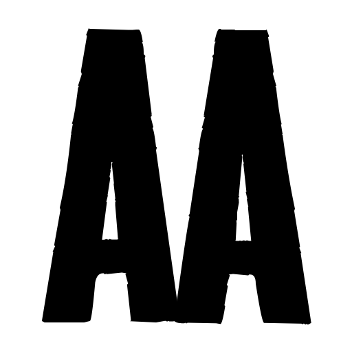 Change your name Font icon
