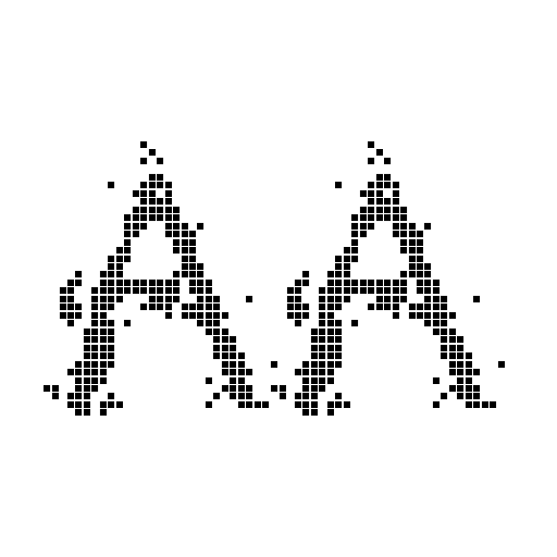 Chaos squares ! Font icon