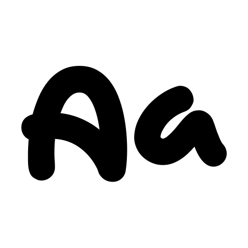 Characters Demo Font icon