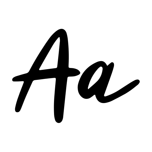 Charlene Script Font icon