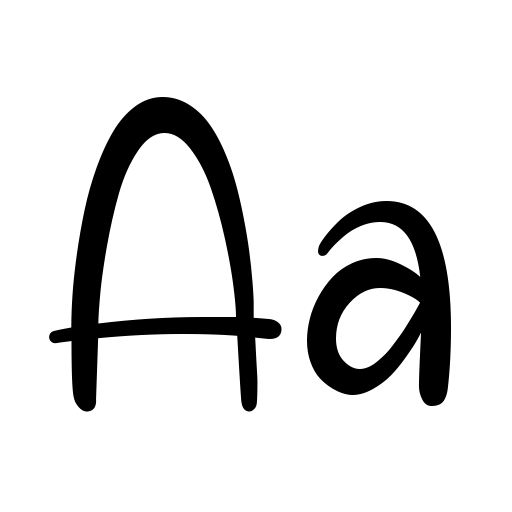 Charming Winter Font icon