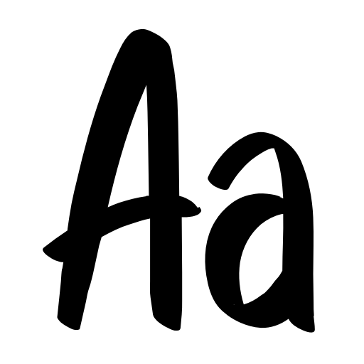 CHASING BLUEBERRY Font icon