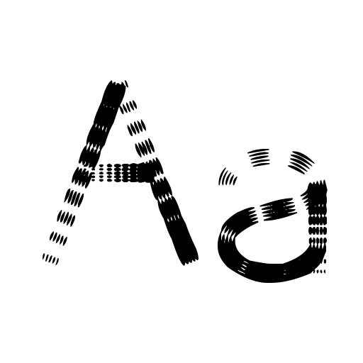 CHASING TAIL Font icon