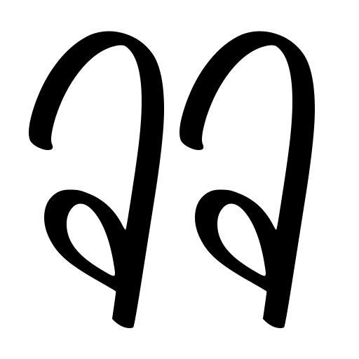 cheerful girl Font icon