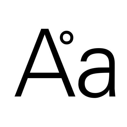 Chemistry Font icon