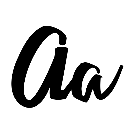 Cherry Blossom personal Use Font icon