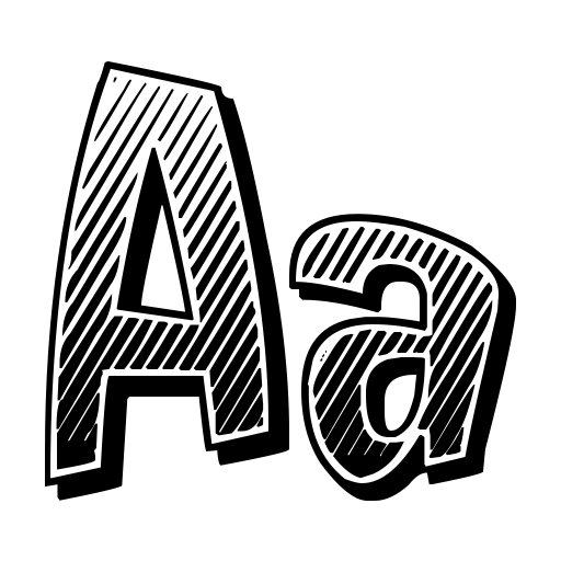 Chicken Butt Font icon