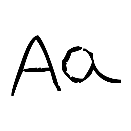 Chicken Scratch Font icon