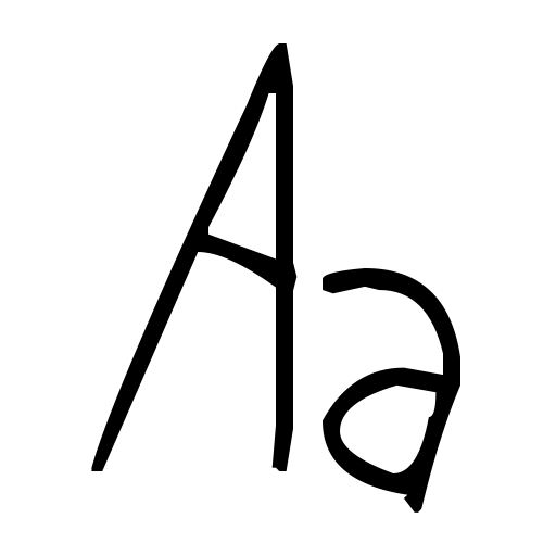 Chicken Scratch Font icon
