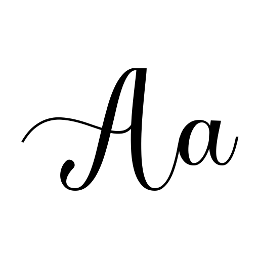 Chigoda Script Font icon