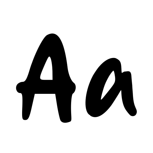 Child Hood Style Font icon