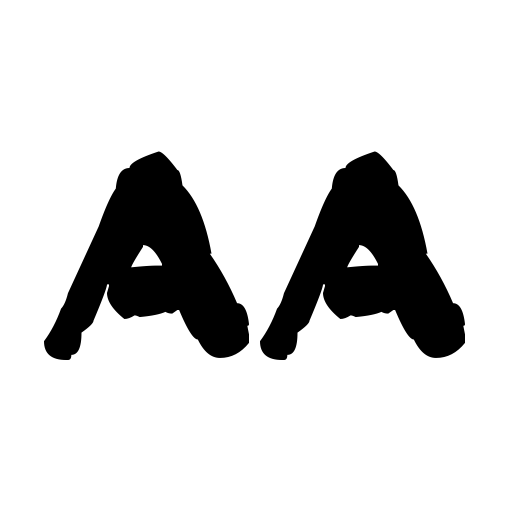 Childlike Blobs Font icon