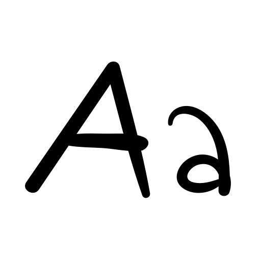 Childrens Art Font icon