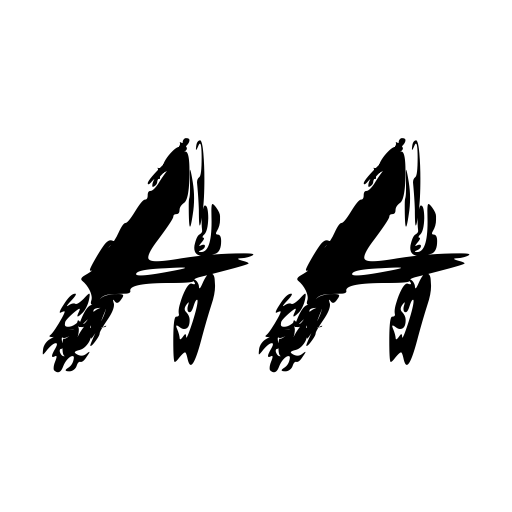 Cross X Font preview