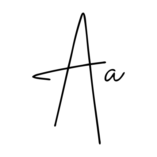 Dalton White Font icon