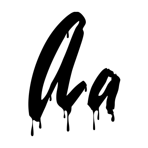 Drippy Message Font icon