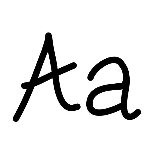 Ecriture Font preview
