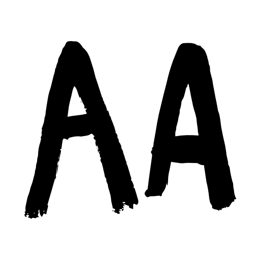 Flicker Font preview