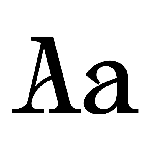 Glow Night Font icon