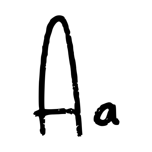 Gradechalky Font icon