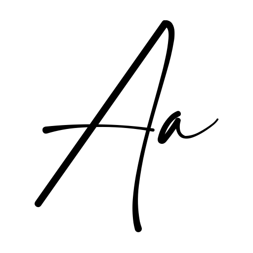 Hamiltone Signature Font preview