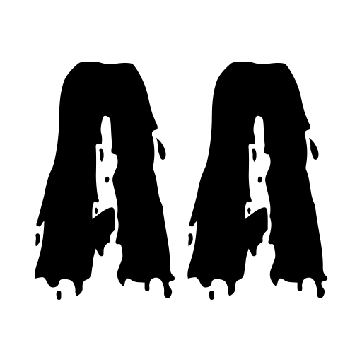 Hollows Spooky Display Font preview