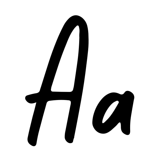 Kate Blues Font icon