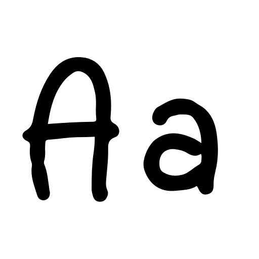 Kinderson Notes Font preview