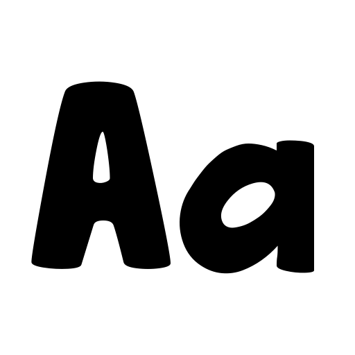 Morning Rainbow Font icon