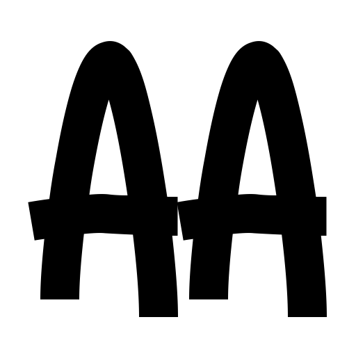 Naughty Monster Font icon