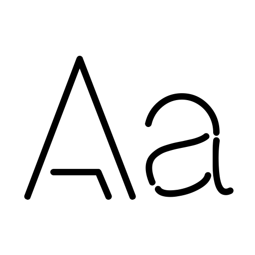 Neon Absolute Font icon