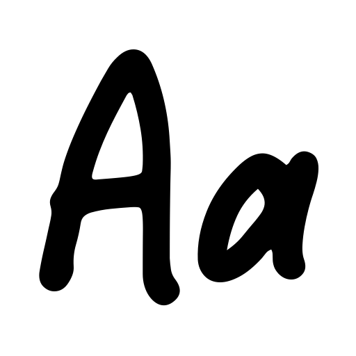 Notebook Font icon