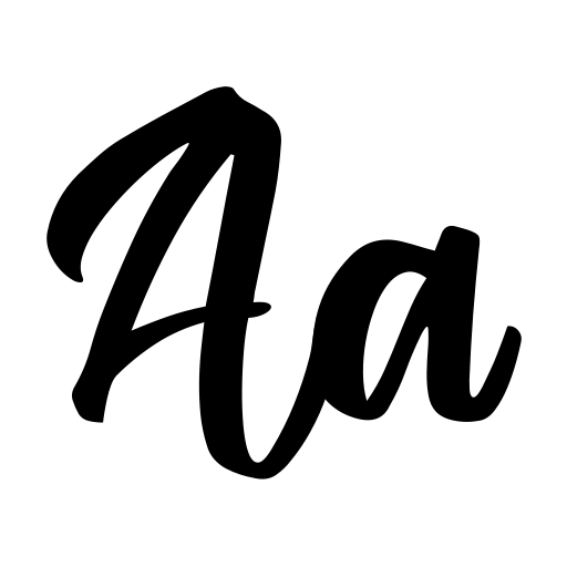 Ontel Script Font icon