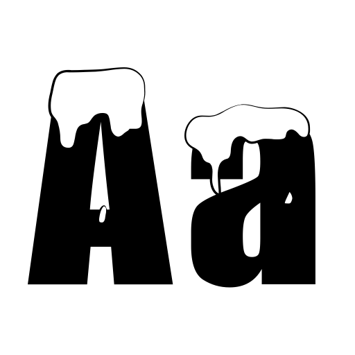 Polar Snow Font preview