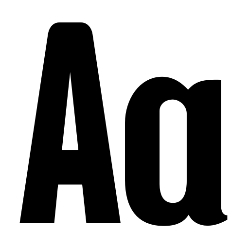 Rublack Font preview