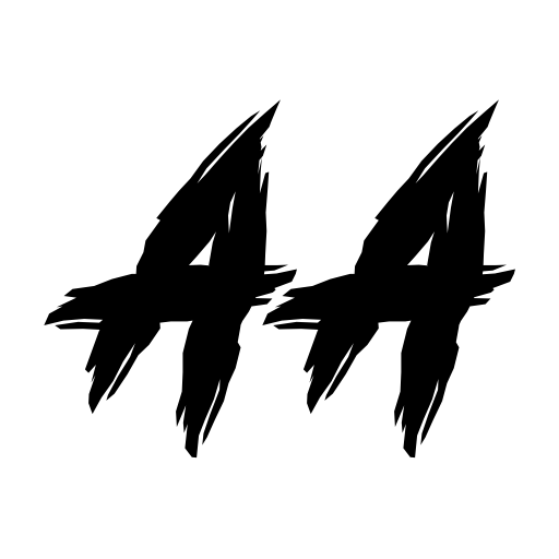 Rusty Attack Font icon
